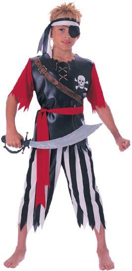 Pirate King Child Costume Large