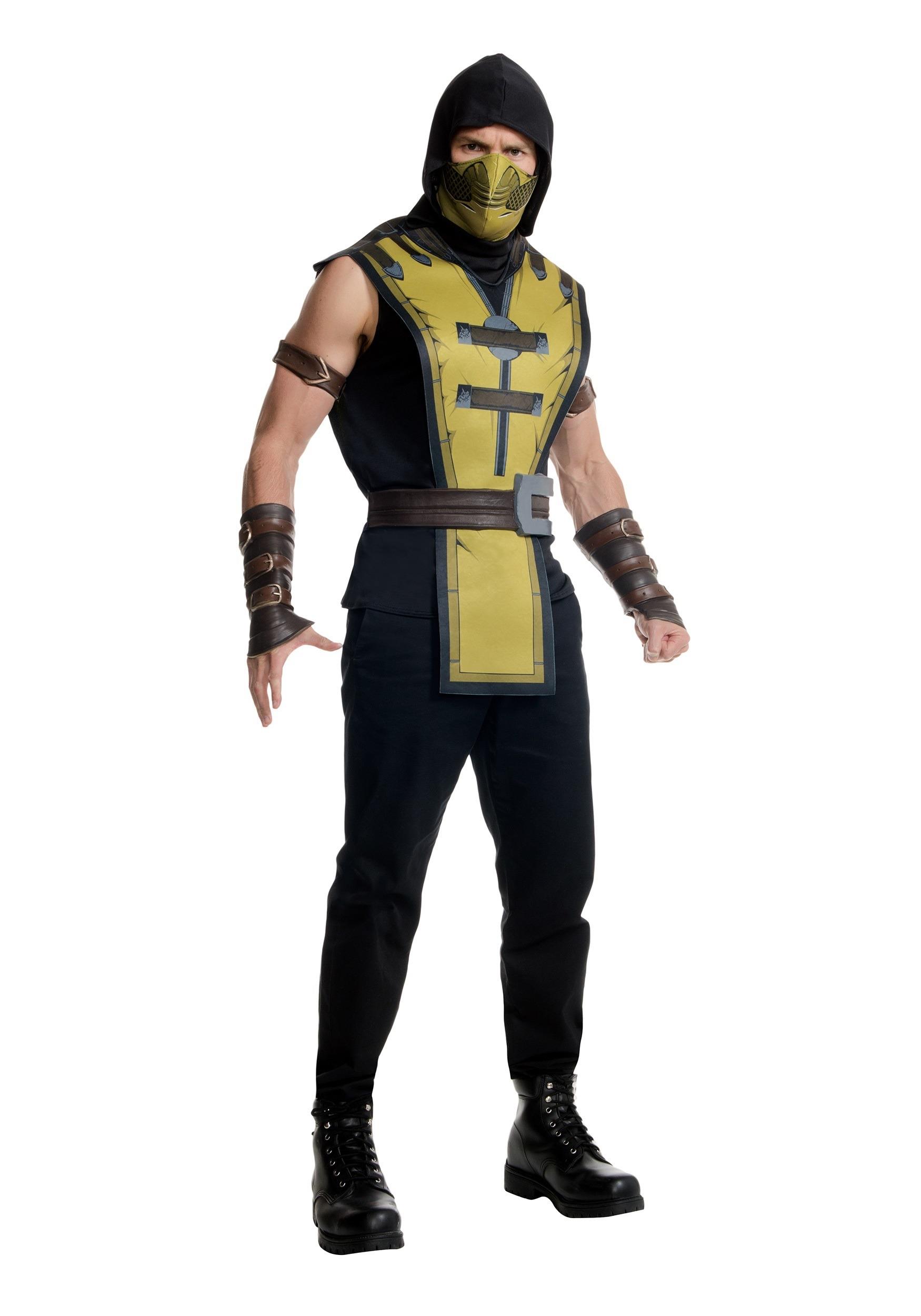 Mortal Kombat Scorpion Adult Costume XL