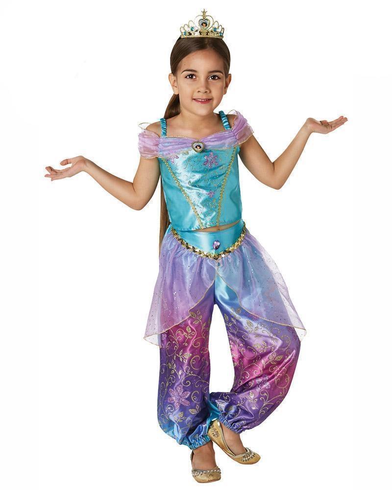 Aladdin Jasmine Rainbow Deluxe Child Costume 3-5