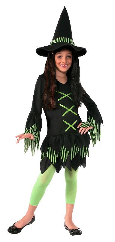 Lime Witch Child Costume 3-5