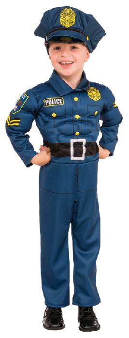Top Cop Deluxe Police Officer Child Costume XS