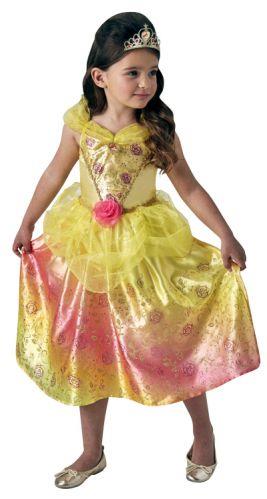 Beauty and the Beast Belle Rainbow Deluxe Child Costume 3-5