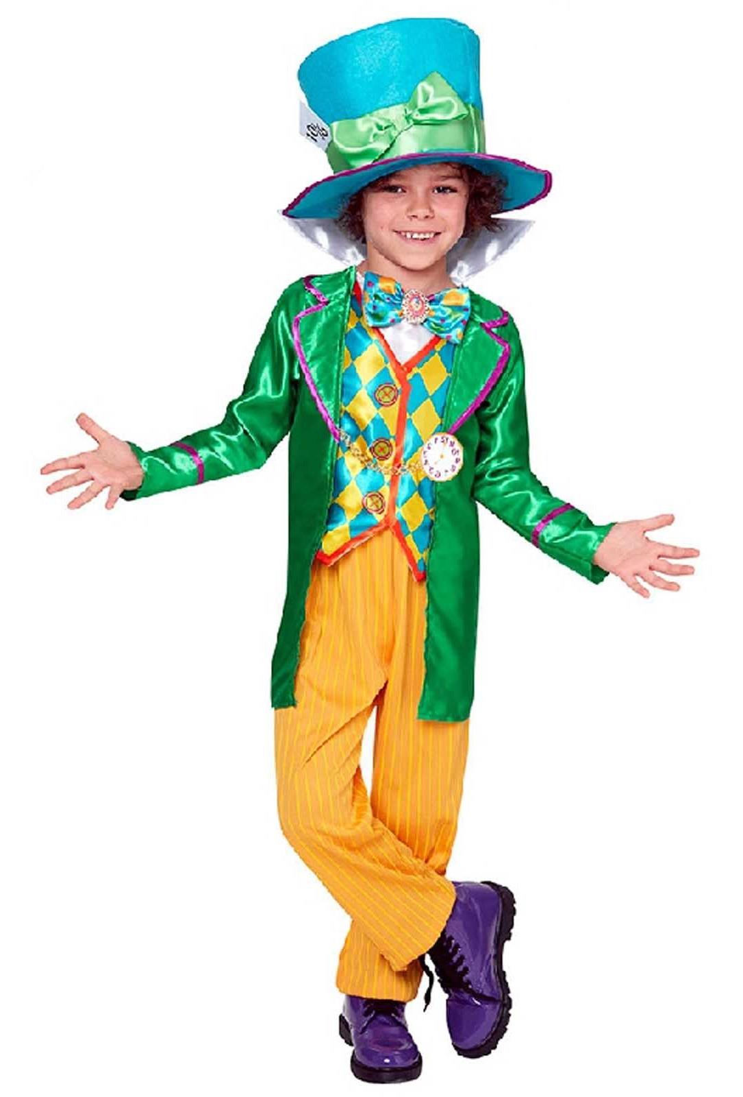Alice in Wonderland Mad Hatter Deluxe Child Costume 3-5