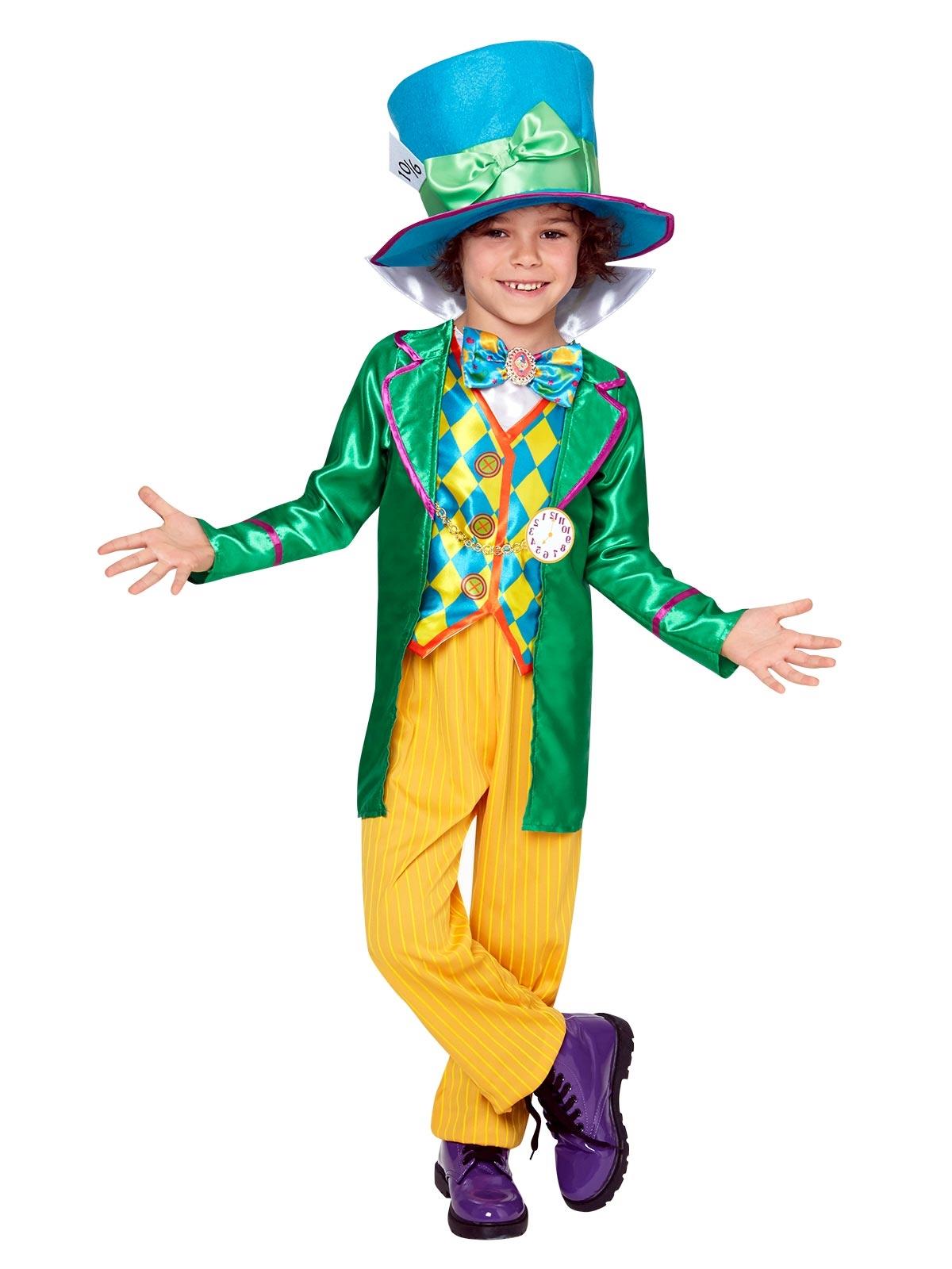 Alice in Wonderland Mad Hatter Deluxe Child Costume 6-8