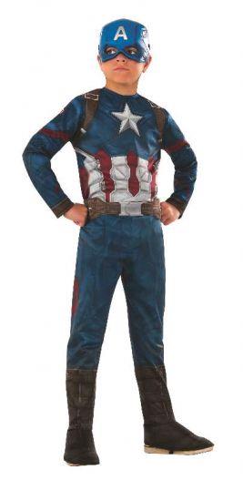Captain America Classic Child Costume 6-8