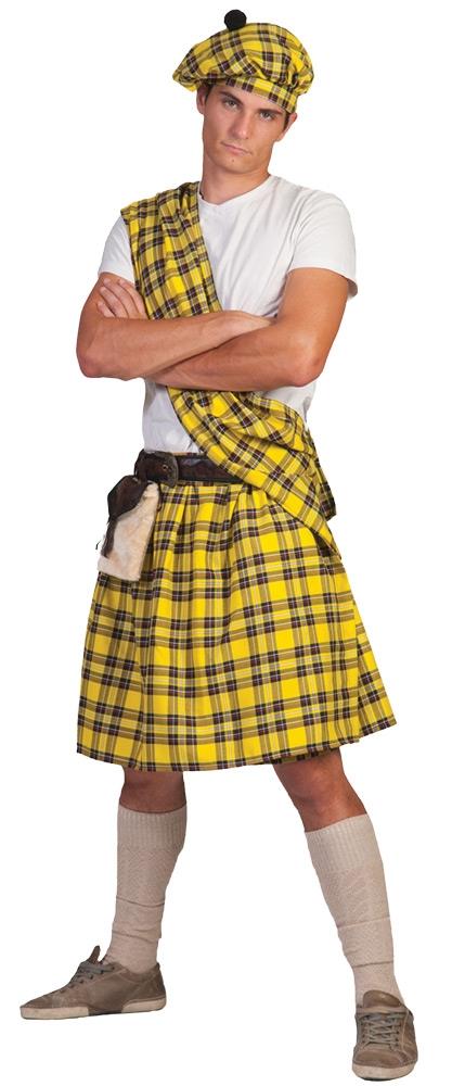Highlander Yellow Adult Costume