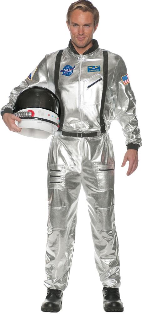 Silver Astronaut Teen Adult Costume Teen