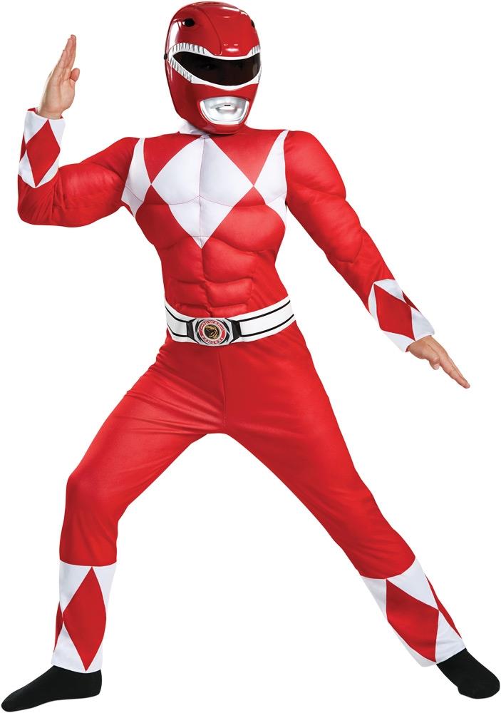 Mighty Morphin' Power Rangers Red Ranger Classic Muscle Child Costume Medium