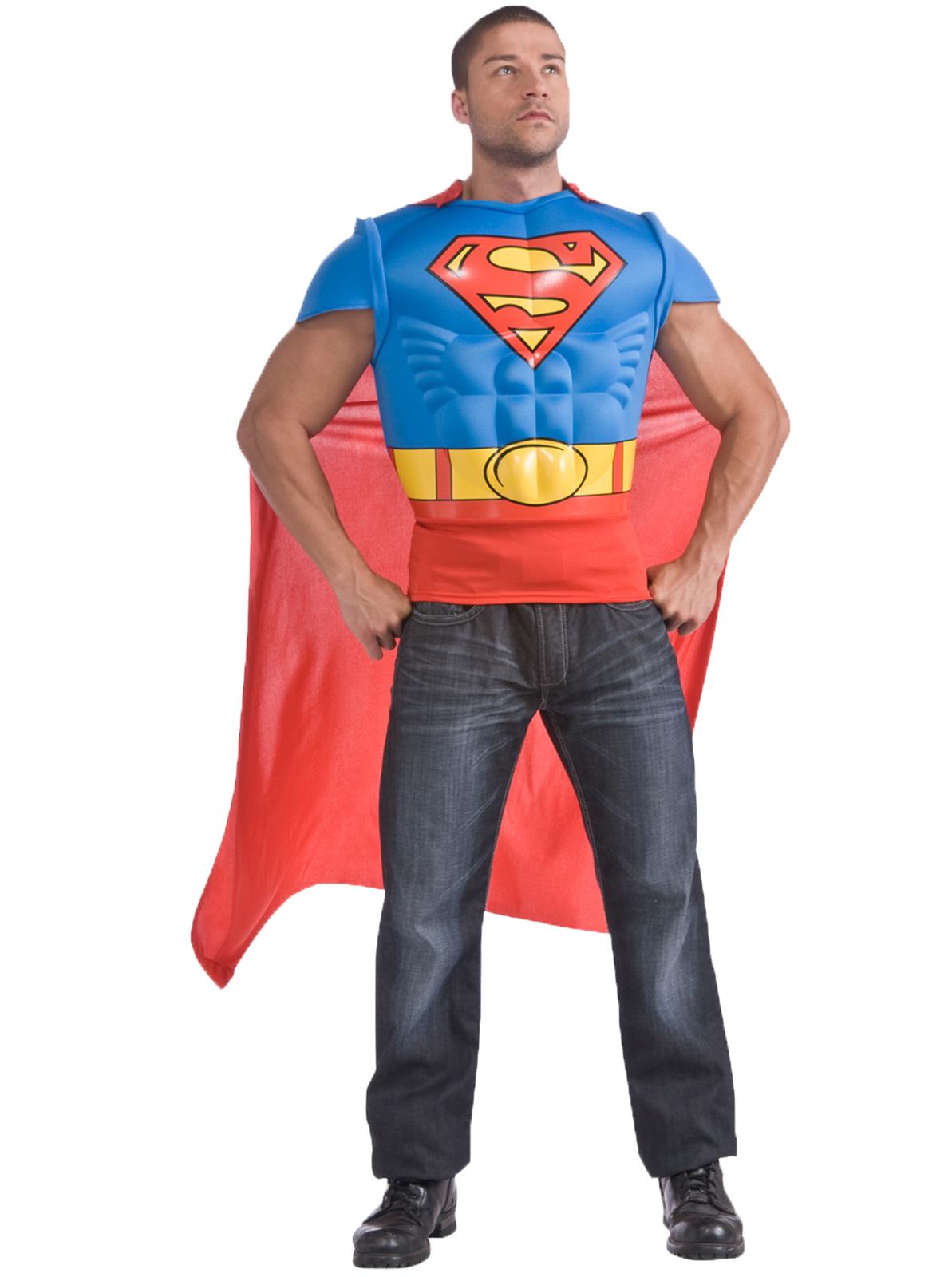 DC Comics Superman Muscle Chest Adult Costume Standard