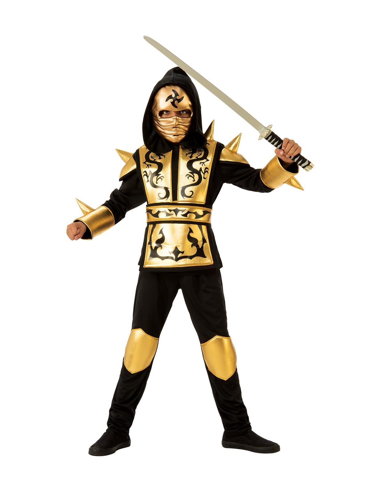 Gold Ninja Child Costume Medium