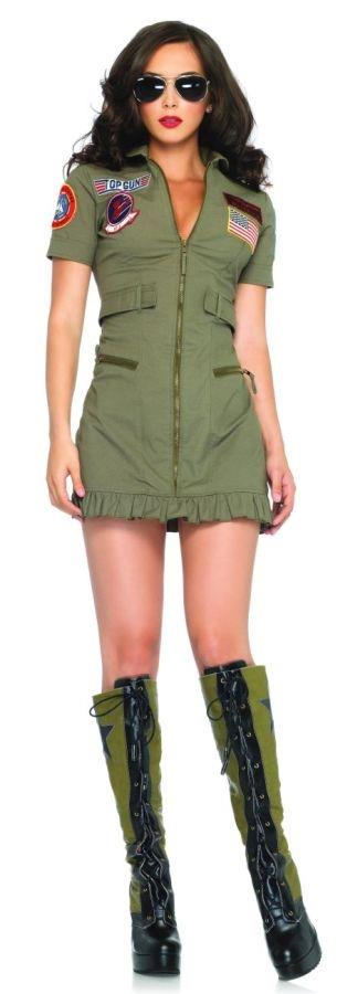 Top Gun Flight Dress Adult Costume XL