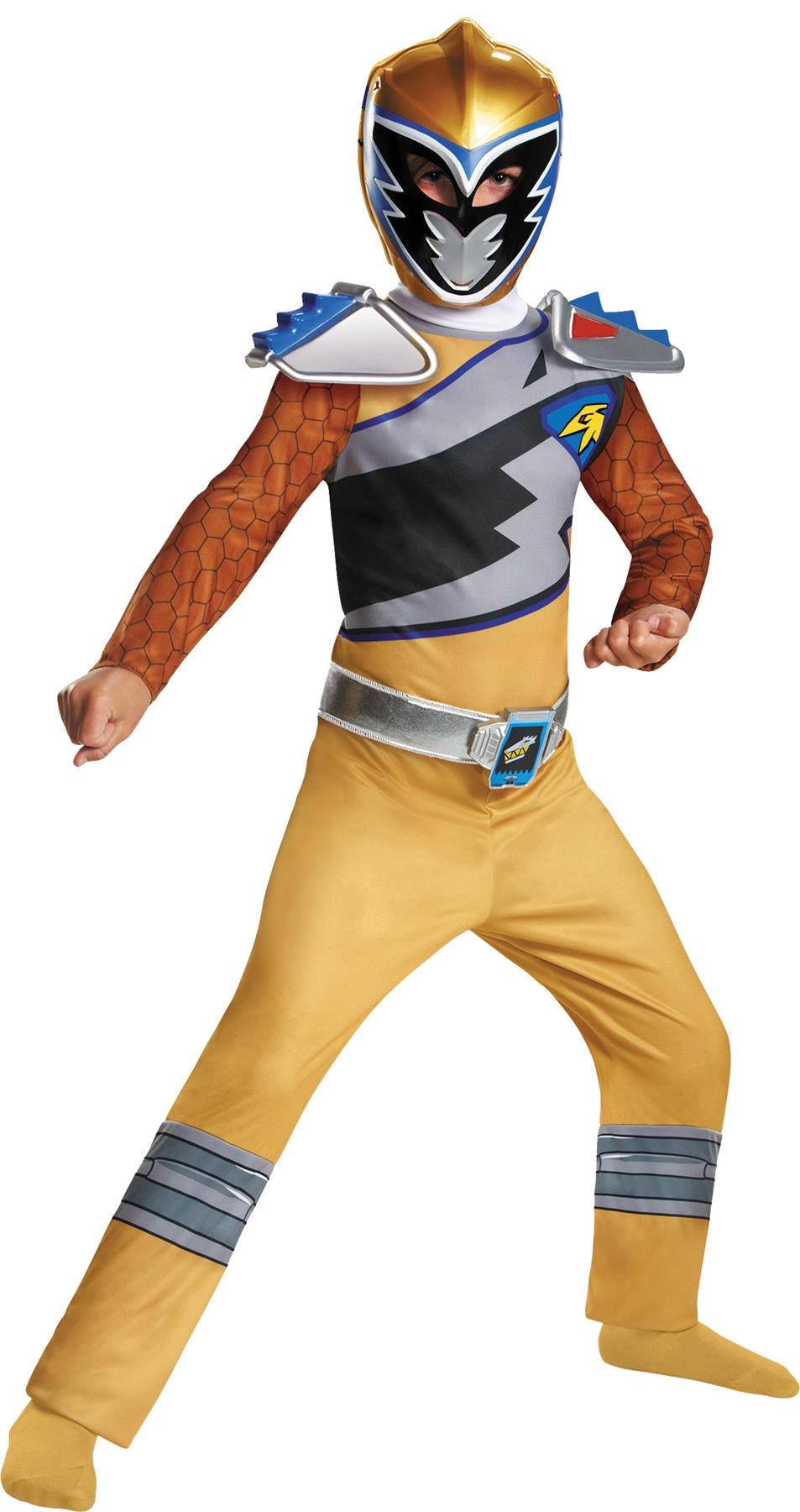 Power Rangers Dino Charge Gold Ranger Classic Child Costume 7-8