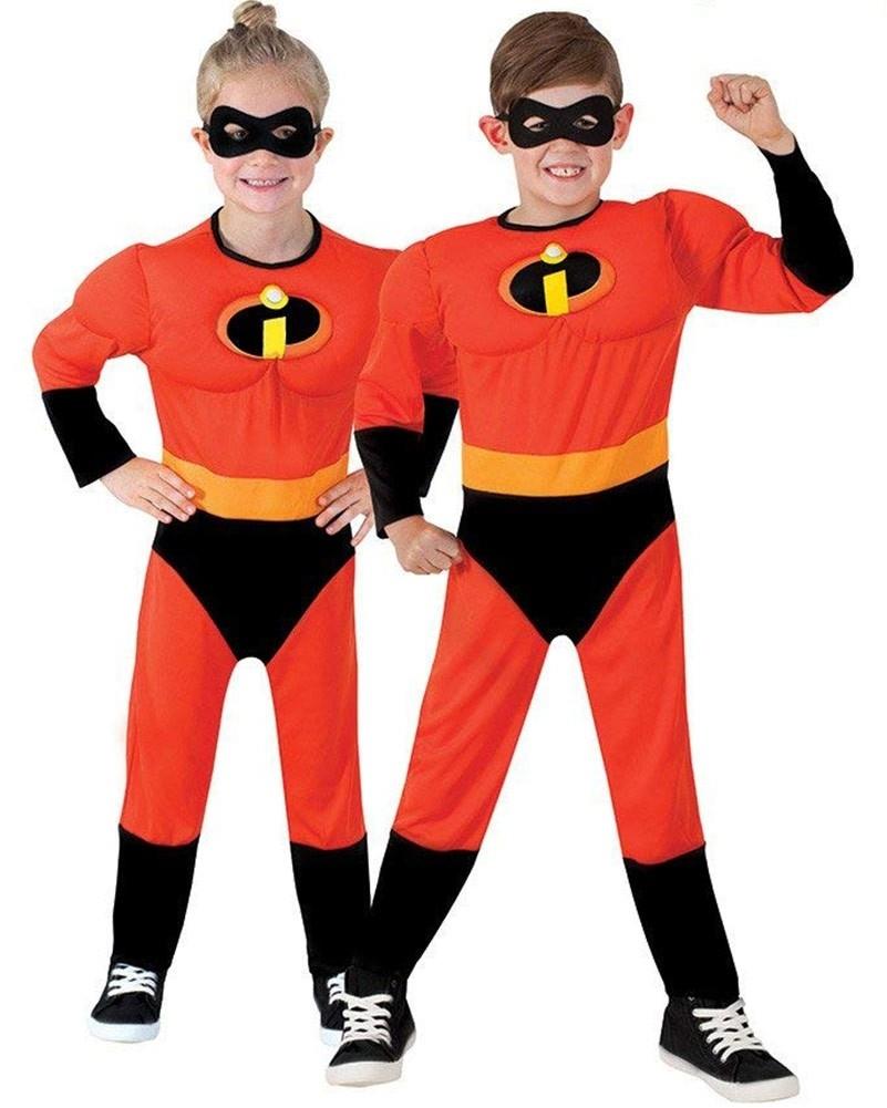 The Incredibles 2 Dash Violet Deluxe Jumpsuit Unisex Child Costume 6-8