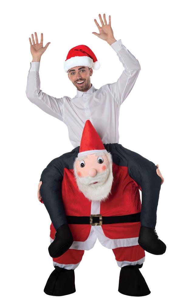 Carry Me Santa Piggyback Adult Costume