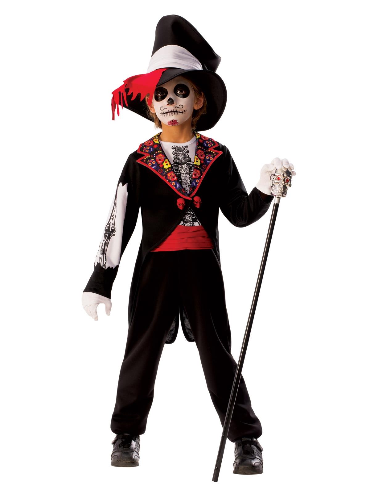 Day of the Dead Boy Child Costume 9-12