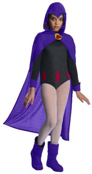 Teen Titans Raven Deluxe Child Costume Large