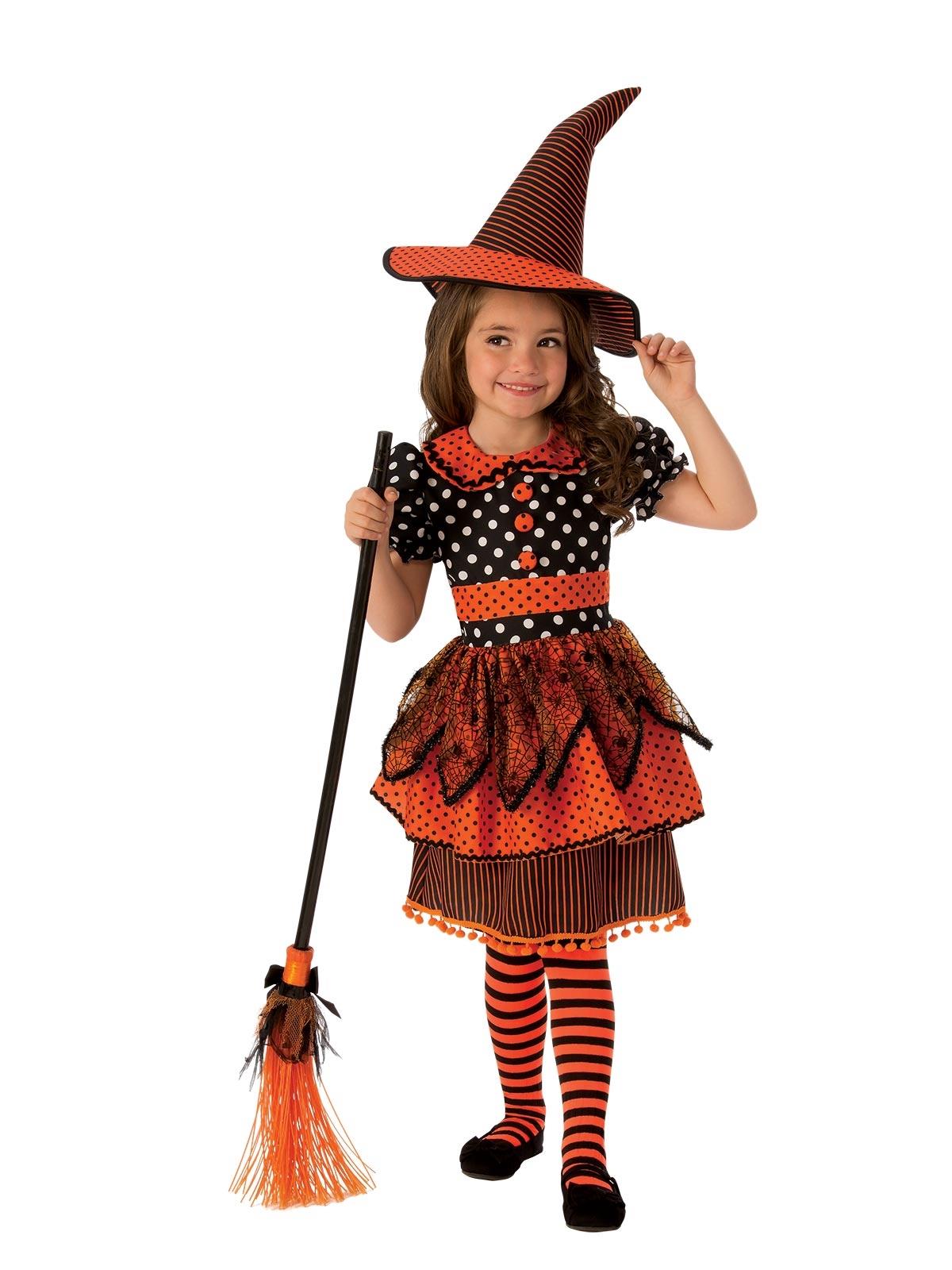 Polka Dot Witch Child Costume Small