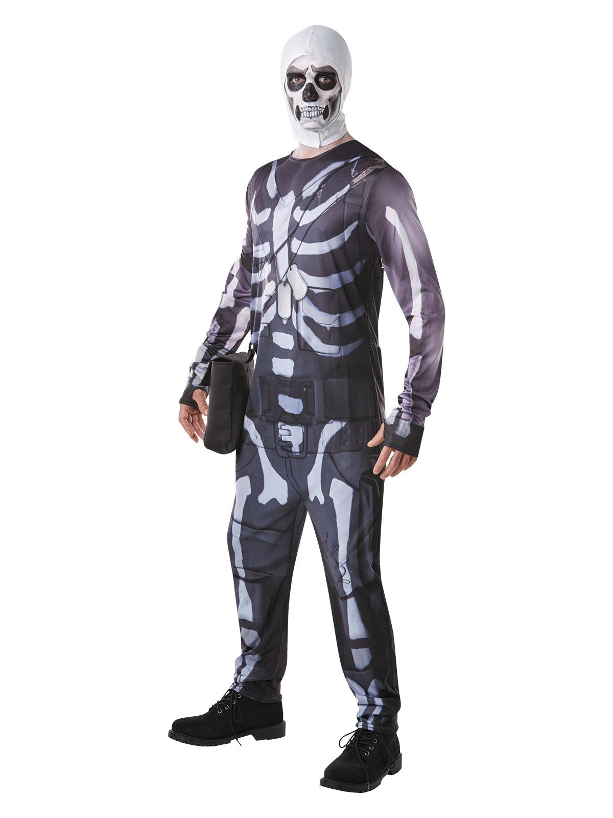 Fortnite Skull Trooper Adult Costume Small