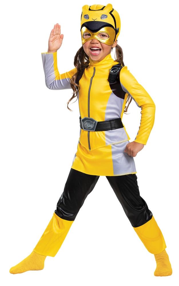 Power Rangers Beast Morphers Yellow Ranger Child Costume 4-6