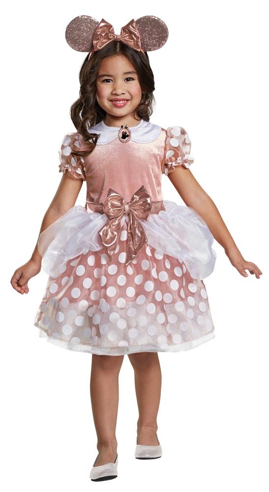Minnie Mouse Rose Gold Classic Toddler Costume