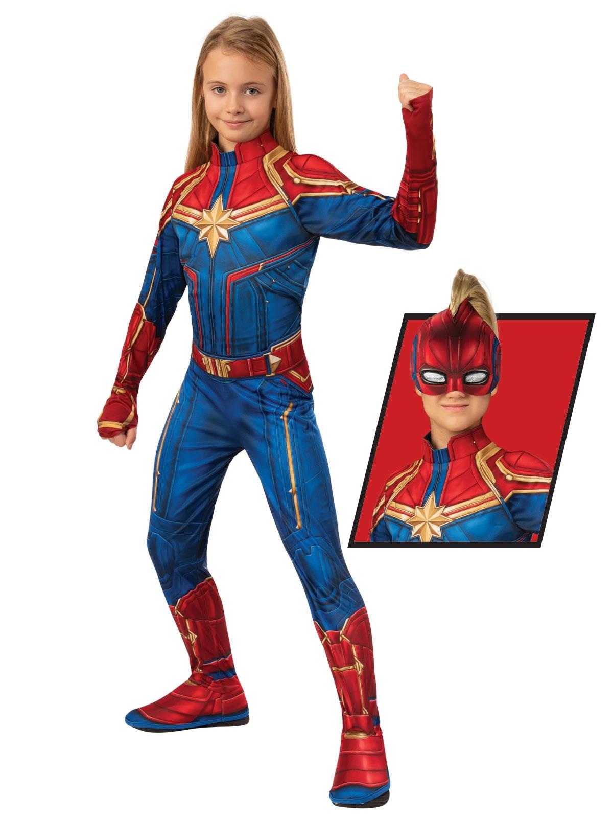 Captain Marvel Classic Hero Suit Child Costume 3-5
