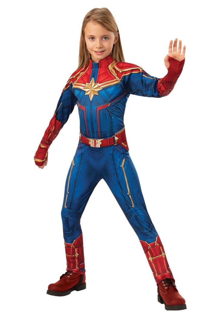 Captain Marvel Classic Hero Suit Child Costume 6-8