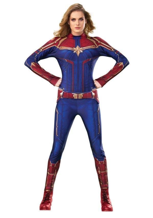 Captain Marvel Deluxe Adult Costume Large