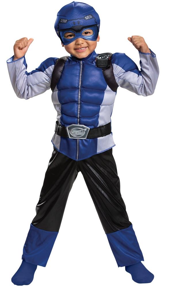 Power Rangers Beast Morphers Blue Ranger Child Costume 3-4T