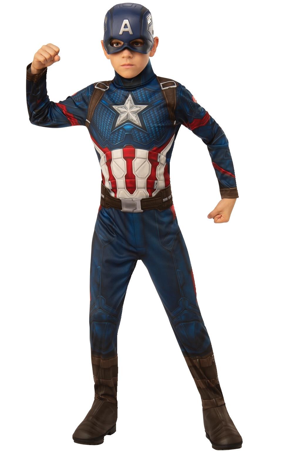 Avengers Endgame Captain America Classic Child Costume 3-5