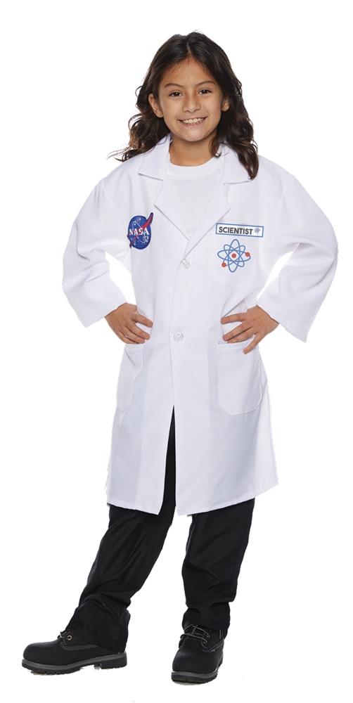 Rocket Scientist Lab Coat Child Costume Large