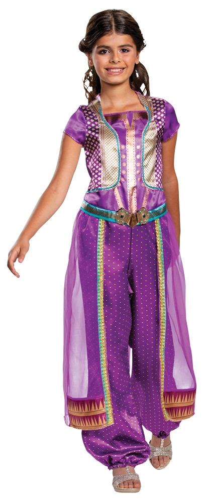 Aladdin Movie Jasmine Purple Classic Child Costume 7-8