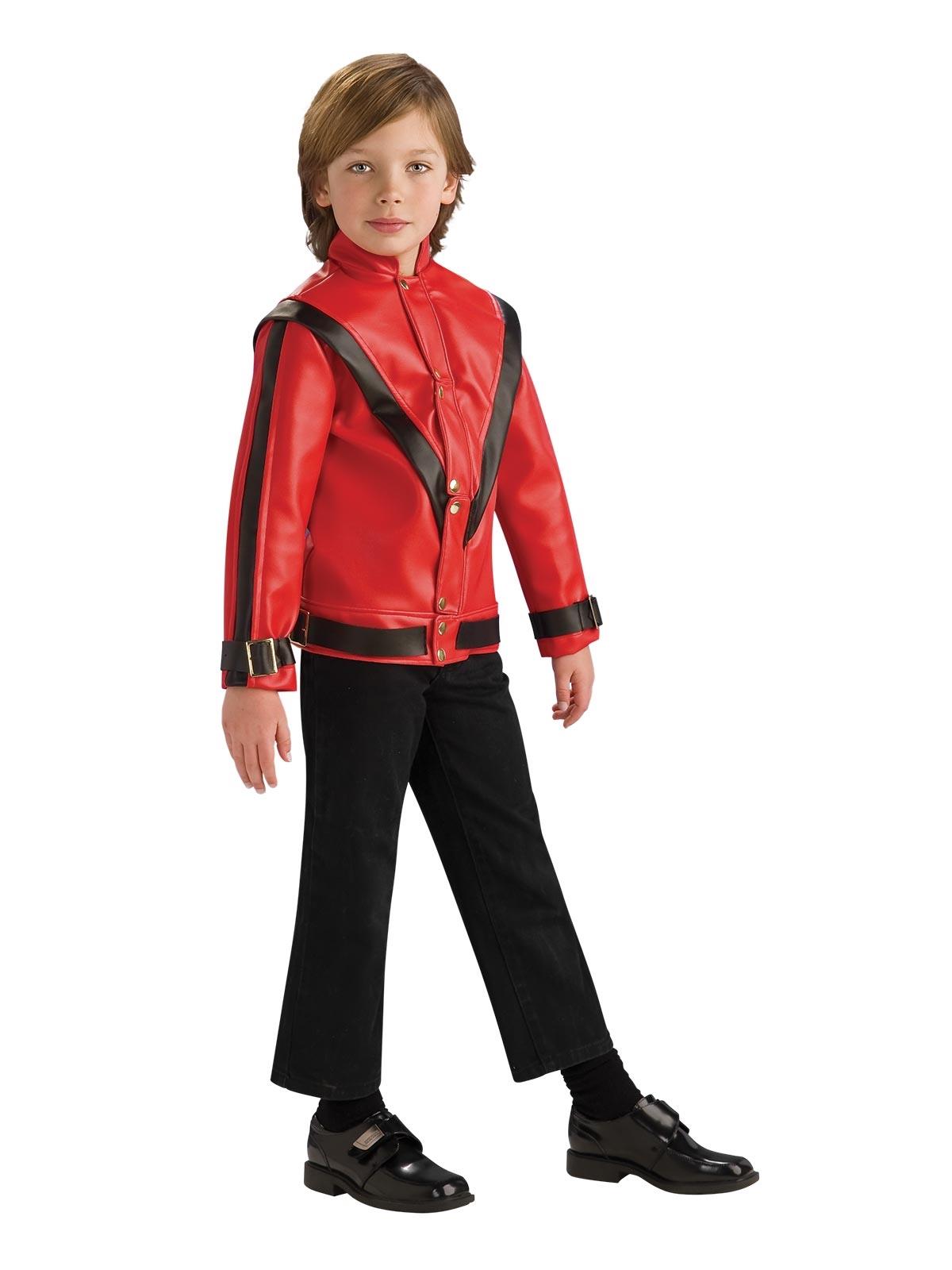Michael Jackson Deluxe Red Thriller Jacket Child Costume Small