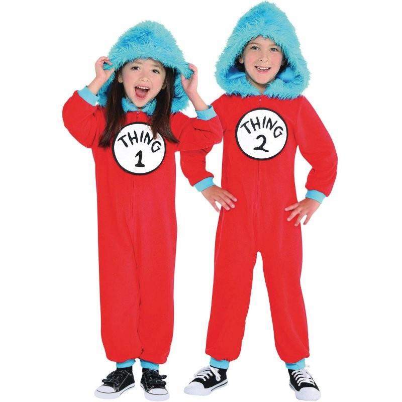 The Cat in the Hat Thing 1 & 2 Child Costume