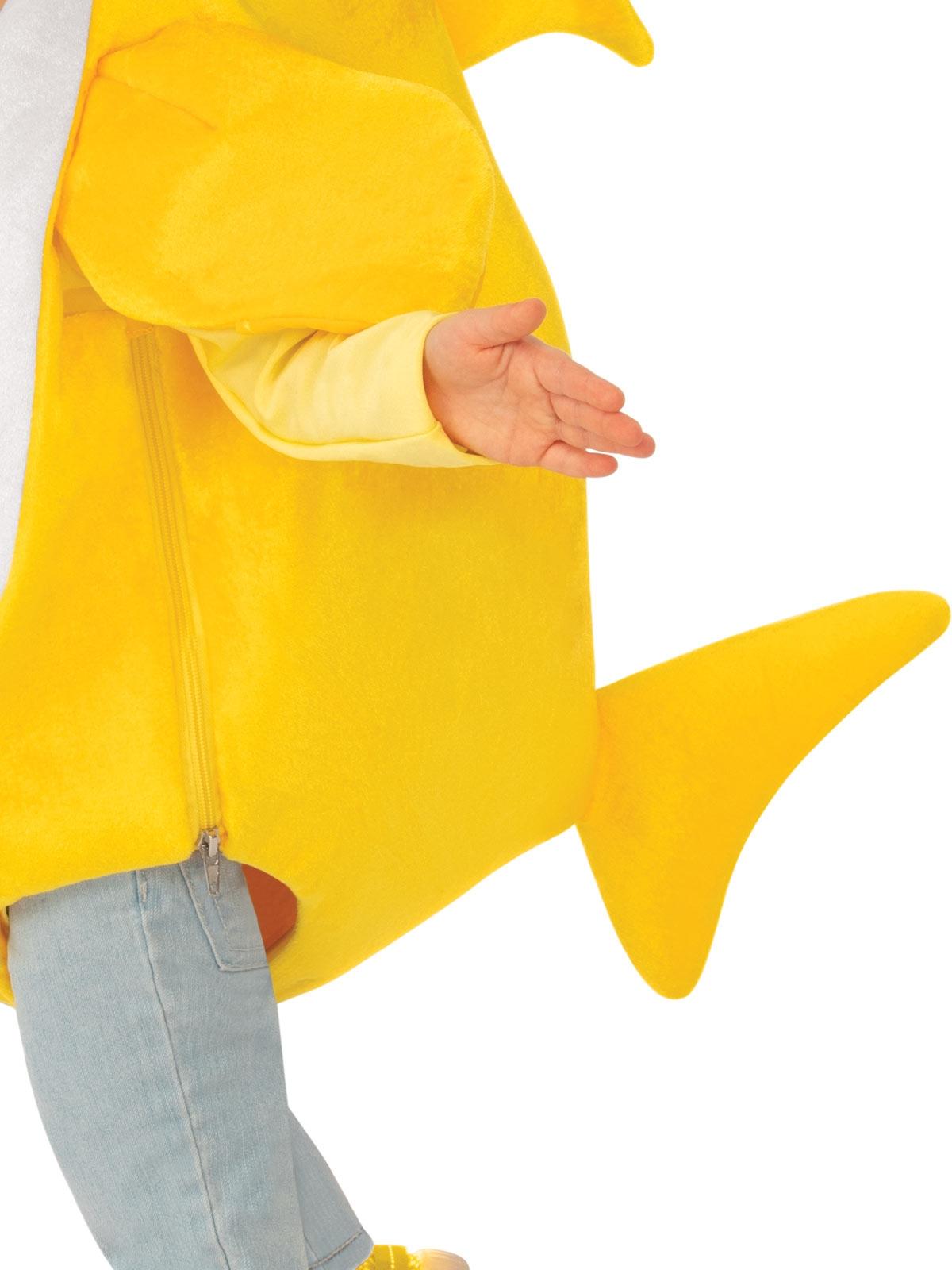 Baby Shark Deluxe Yellow Child Costume Small
