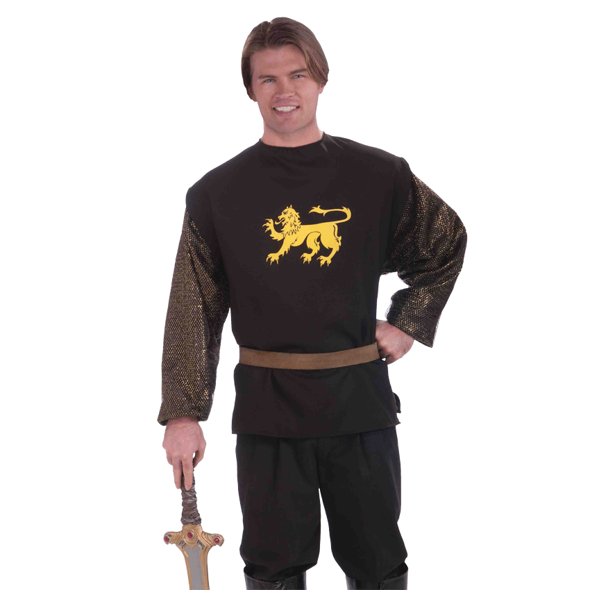 Medieval Chainmail Look Adult Shirt