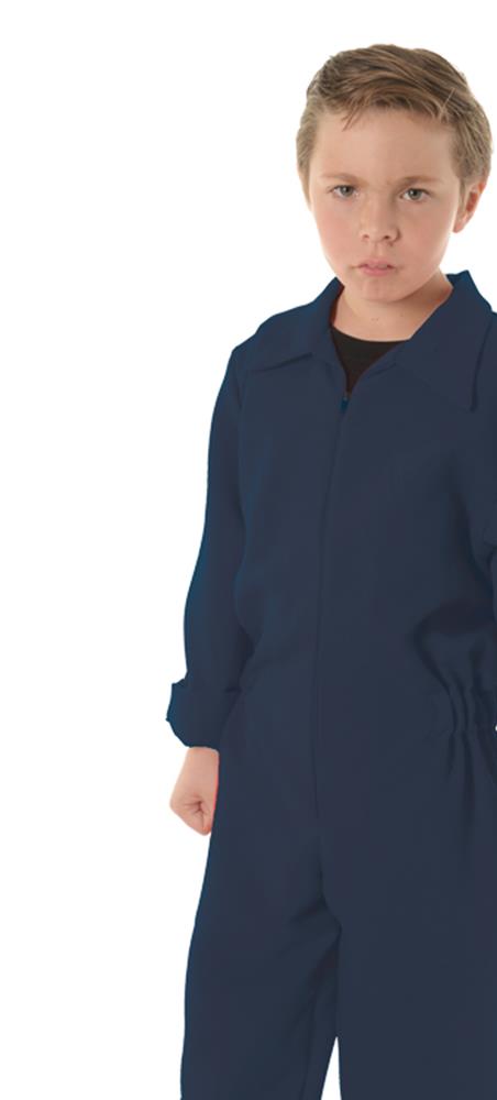 Dark Blue Boiler Suit Child Costume 10-12