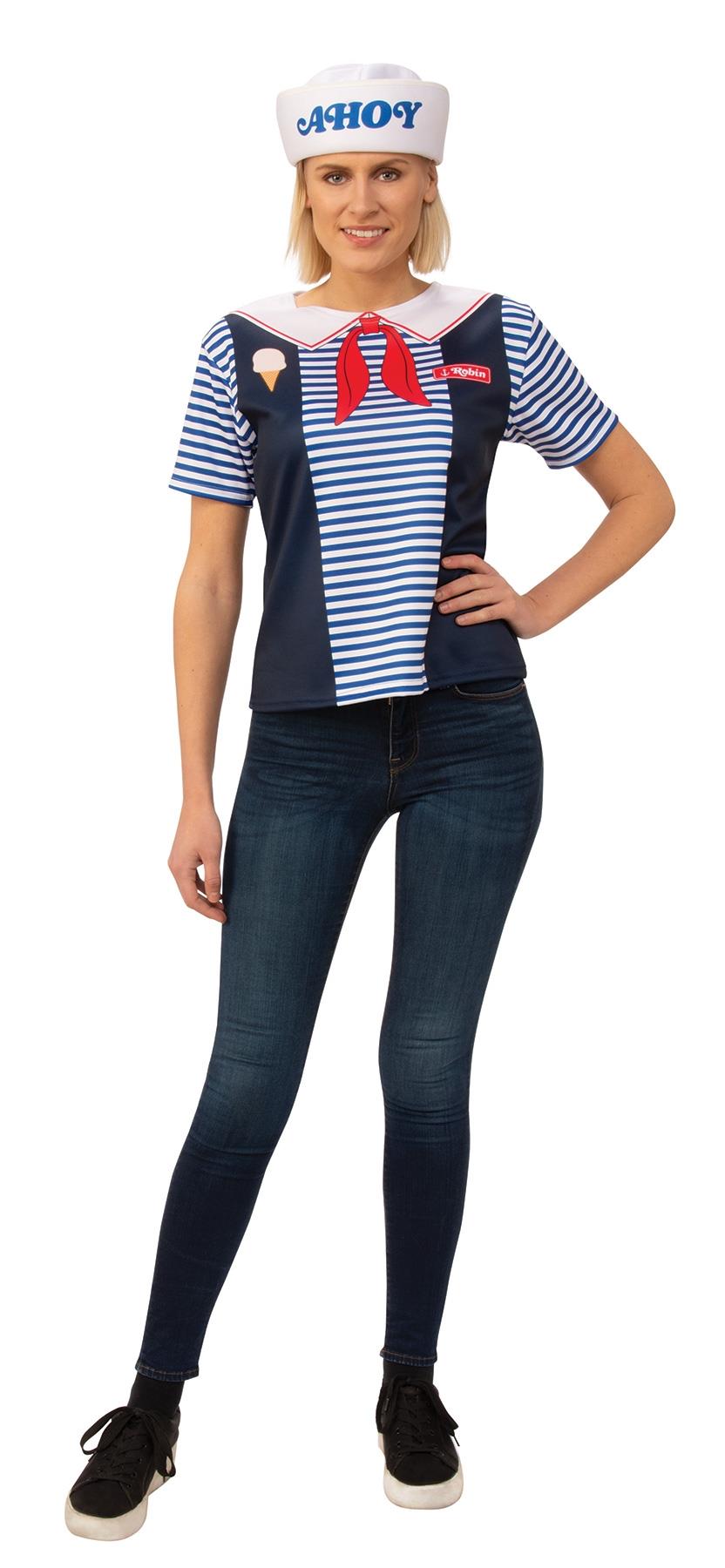 Stranger Things Robin Scoops Ahoy Adult Costume Large
