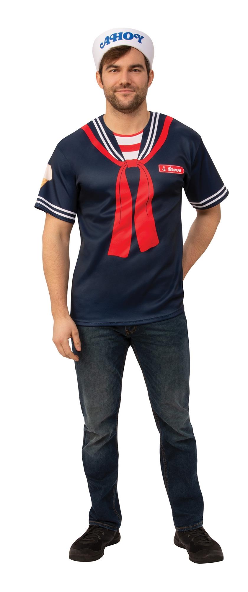 Stranger Things Steve Scoops Ahoy Adult Costume XL