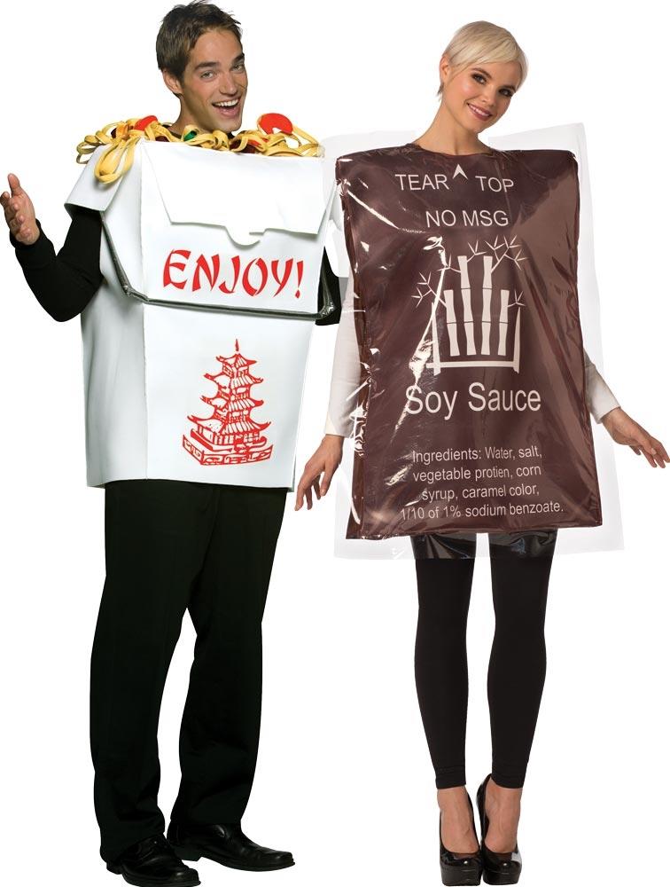 Chinese Take Out Adult Couples Costume