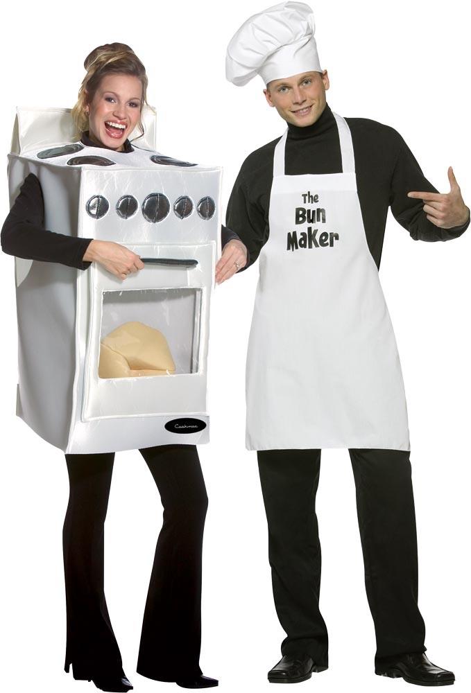Bun in the Overn and Bun Maker Adult Couples Costume