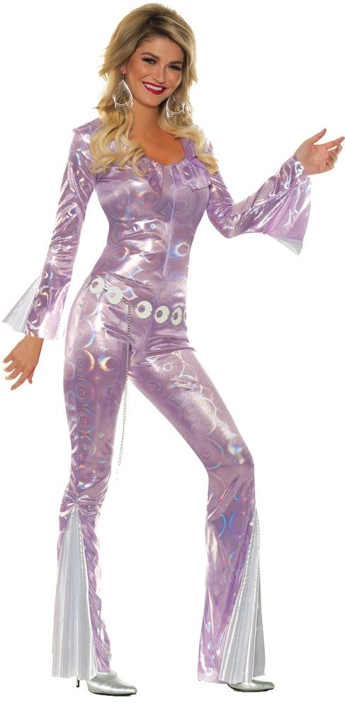 Purple Disco Diva Adult Costume Small