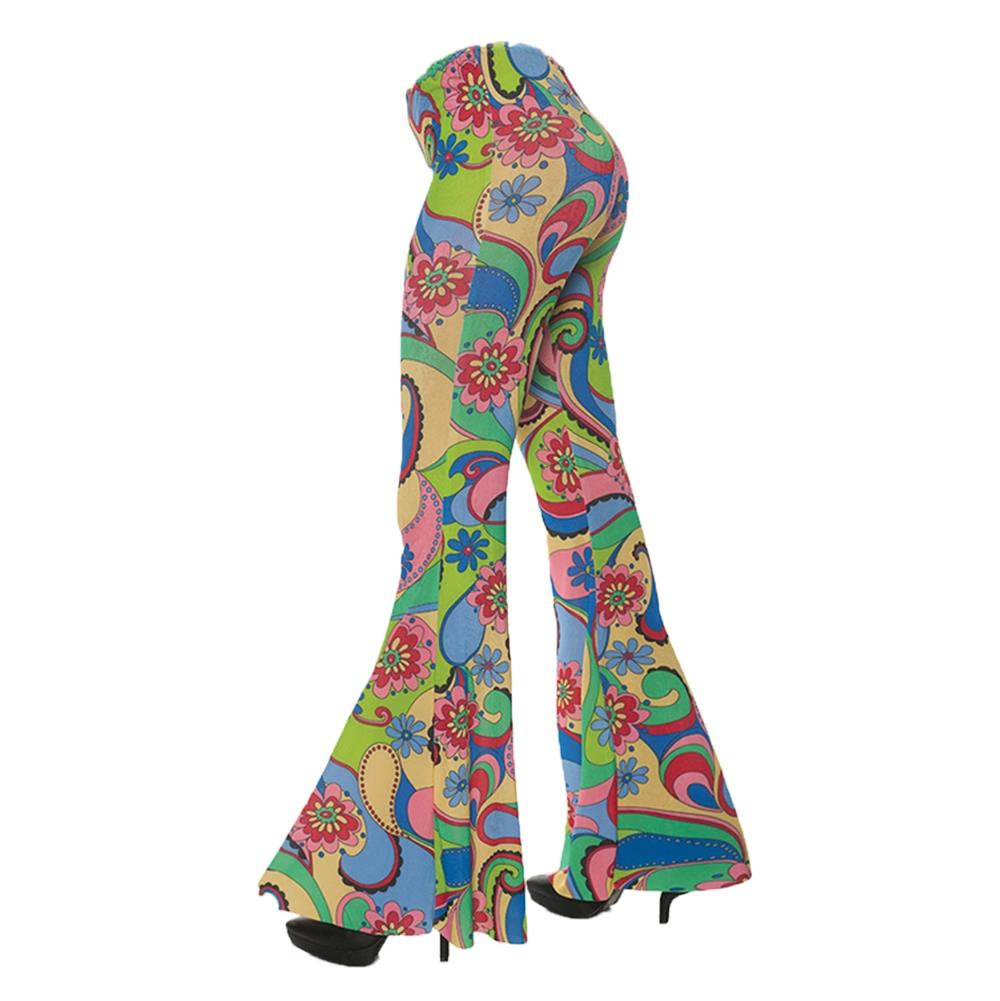 70's Flower Bell Bottom Pants Adult Costume Accessory S/M