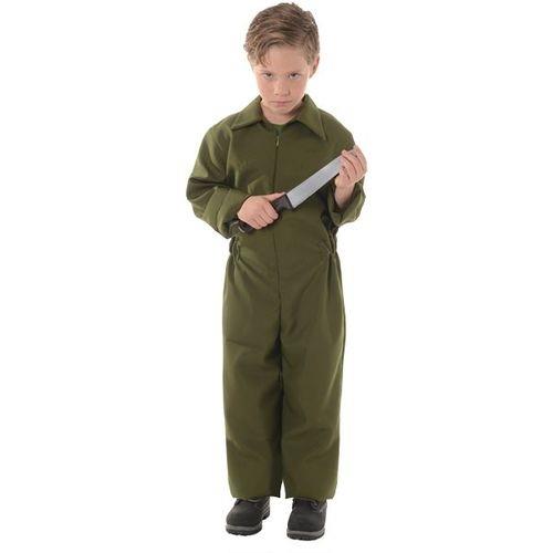 Boiler Suit Khaki Child Costume Large