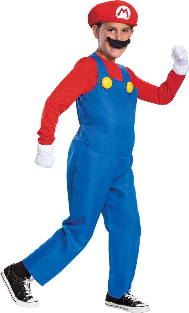 Super Mario Bros. Mario Deluxe Child Costume 4-6