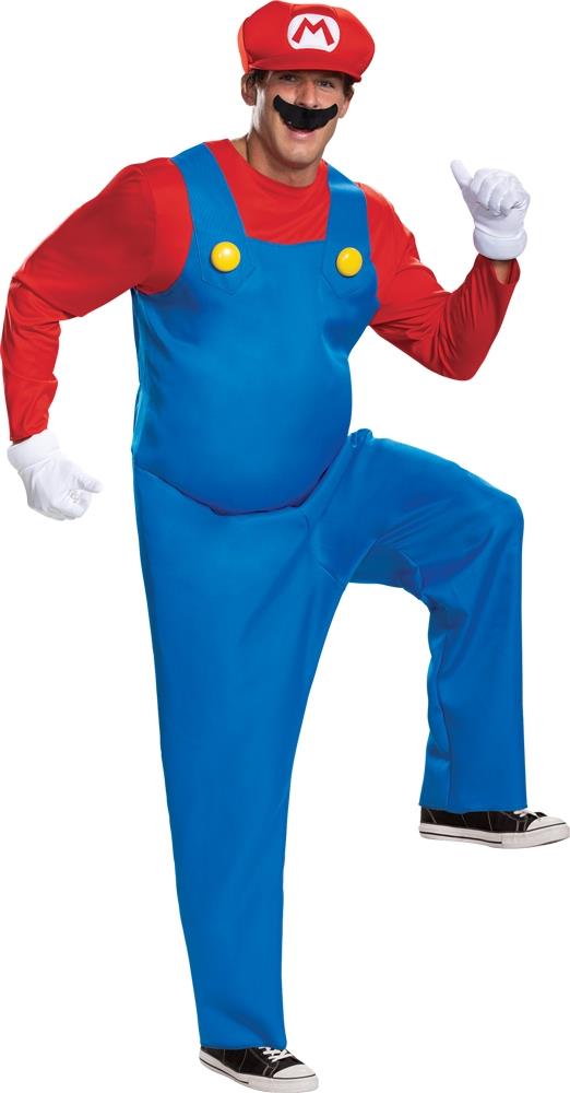 Super Mario Bros. Mario Deluxe Adult Costume