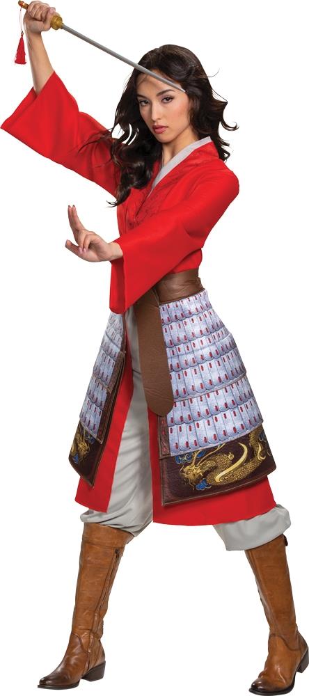 Mulan Movie Red Dress Deluxe Adult Costume