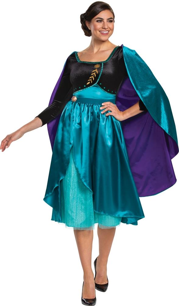 Frozen 2 Queen Anna Deluxe Adult Costume 4-6
