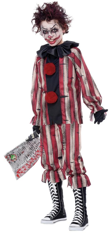 Nightmare Clown Child Costume XL
