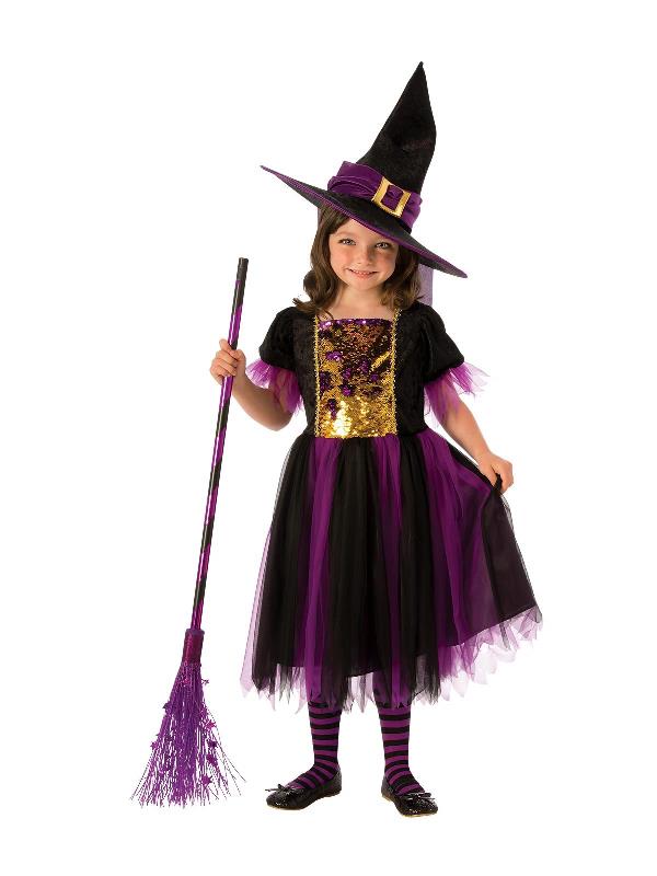 Colour Magic Witch Child Costume 3-5
