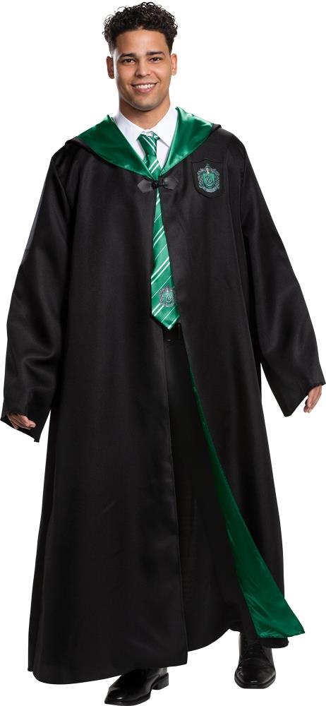 Harry Potter Slytherin Robe Deluxe Adult Costume Large